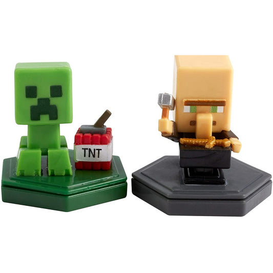 Minecraft Earth GMD15 Repairing Villager & Mining Creeper 2 Pack (GKT41) - Maqio