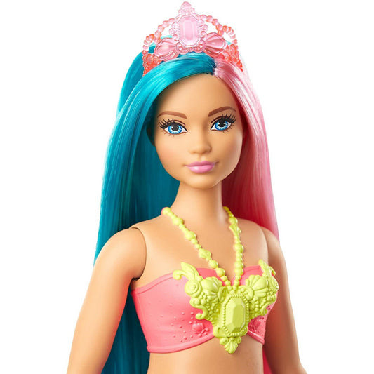 Barbie Dreamtopia Mermaid Doll with Purple & Red Tail - Maqio