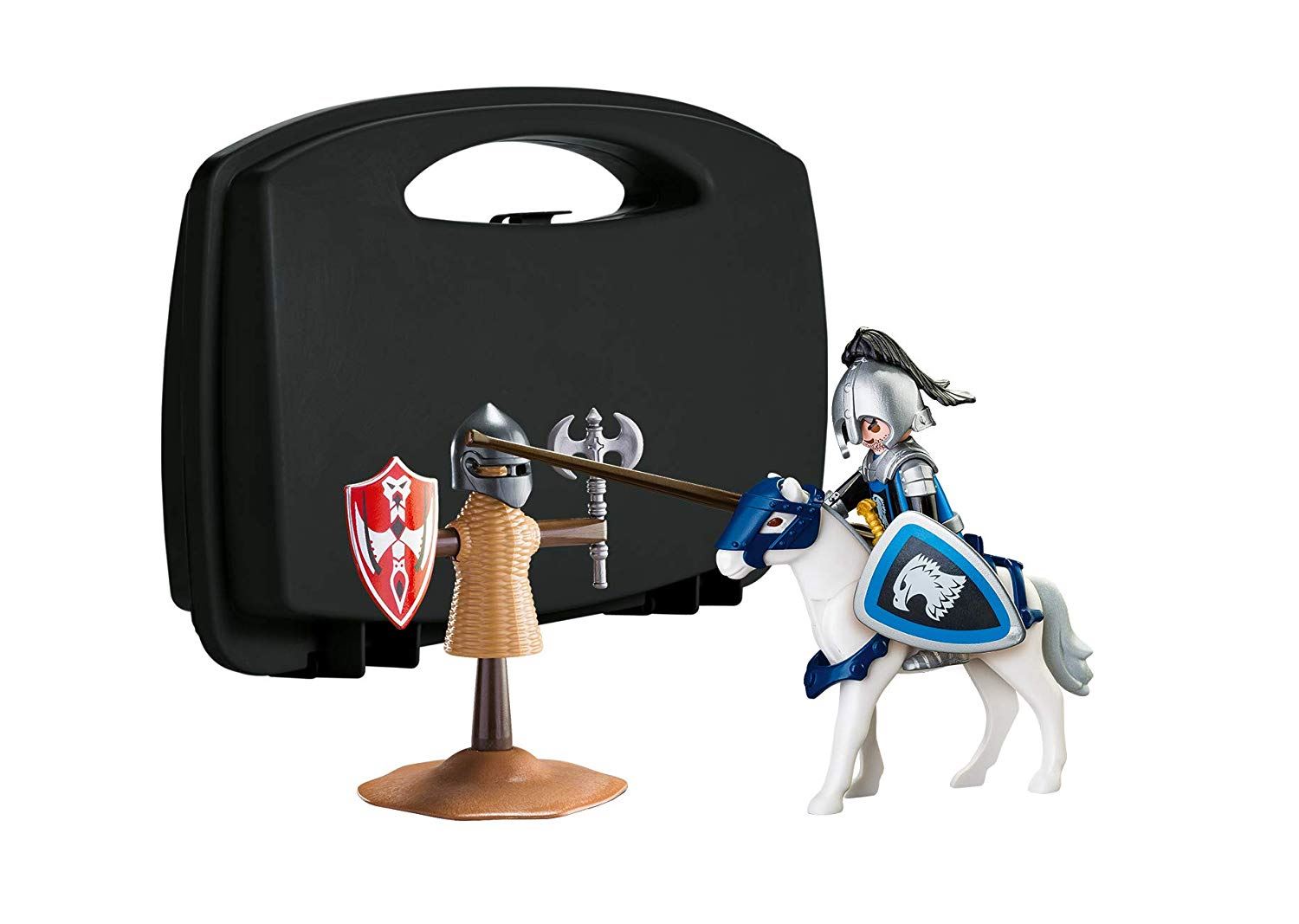 Playmobil Knights Collectable Jousting Carry Case Toy - Maqio