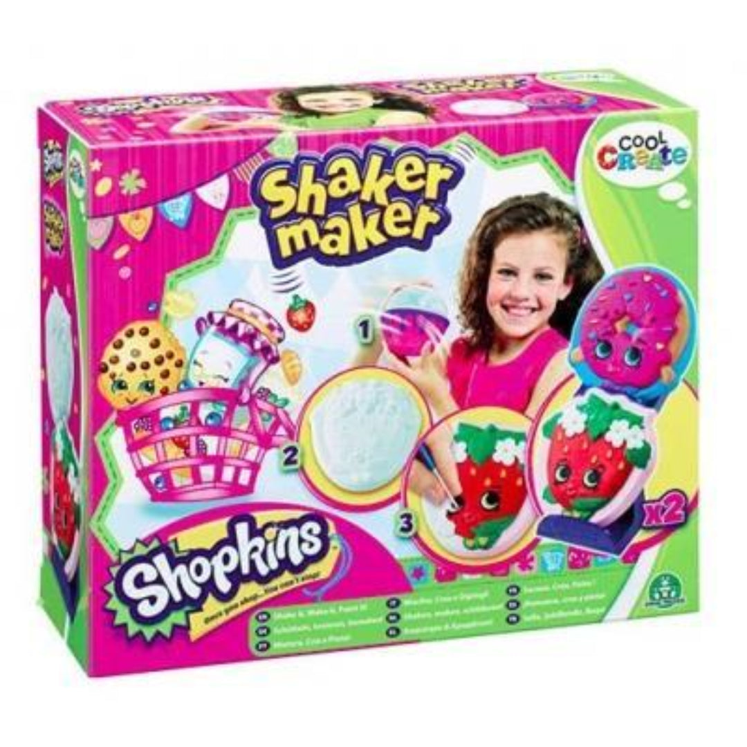 Shaker Maker Shopkins D'lish Donut, Strawberry Kiss & Apple Blossom - Maqio