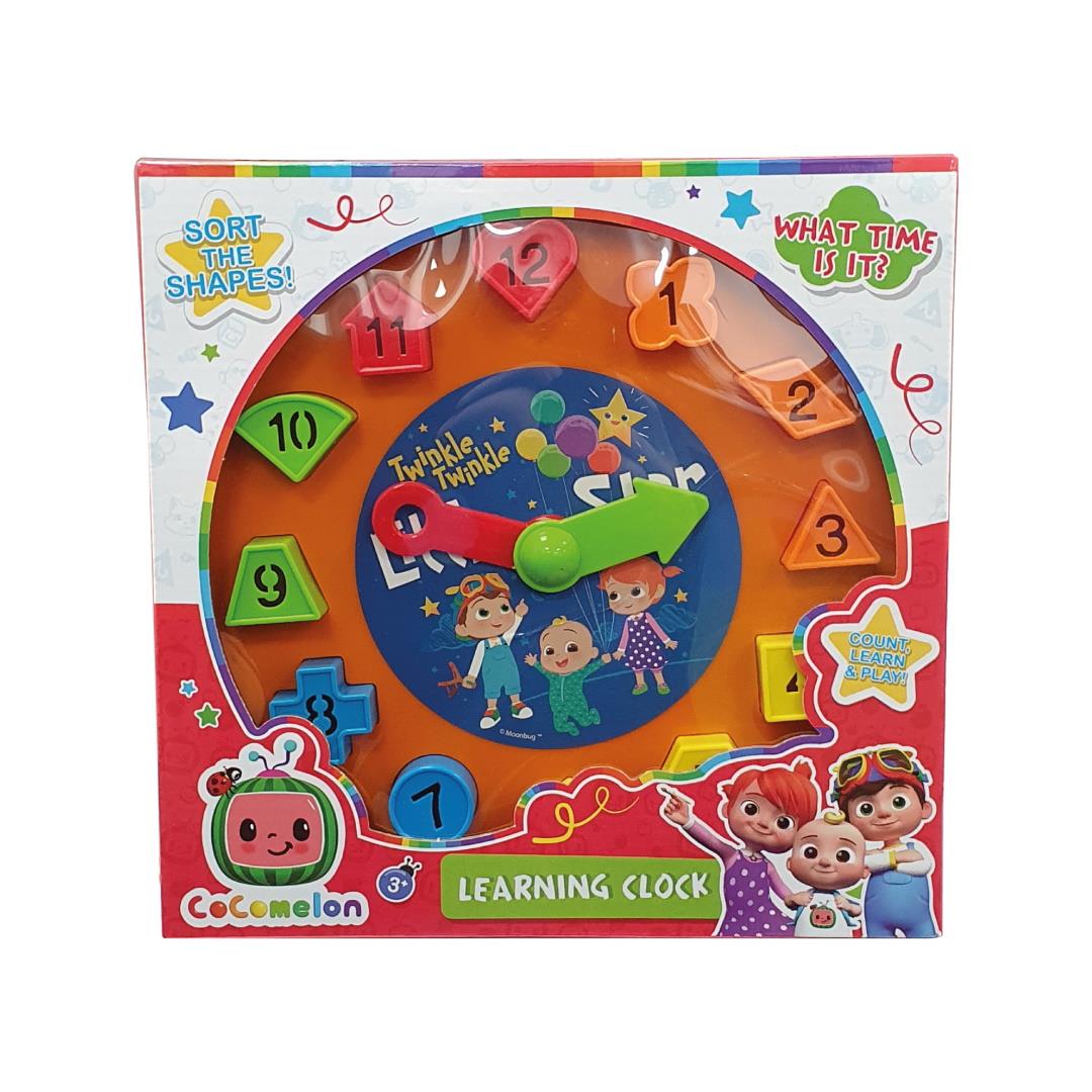Cocomelon Learning Clock with Sort the Shapes - Maqio