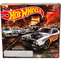 Hot Wheels Themed Zamac Set of 6 Vehicles Mattel