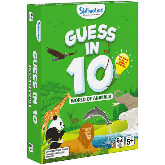 Guess In 10 World Of Animals Game Skillmatics Guess