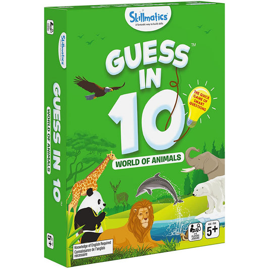 Guess In 10 World Of Animals Game Skillmatics Guess