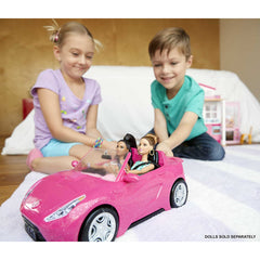 Barbie Glam Convertible Pink Sports Toy Car