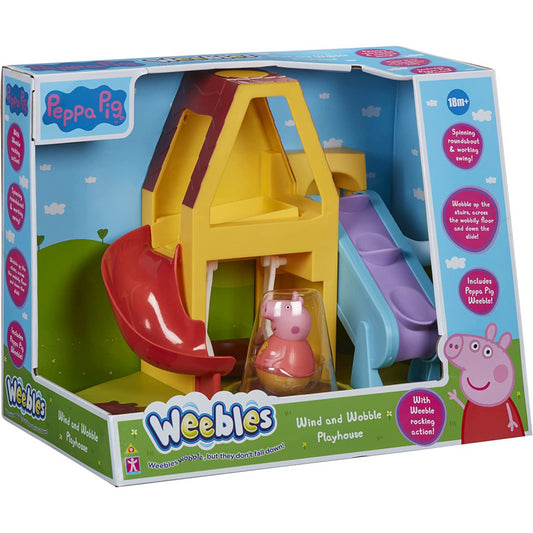 First Peppa Pig Toy Weebles Wind & Wobble Playhouse