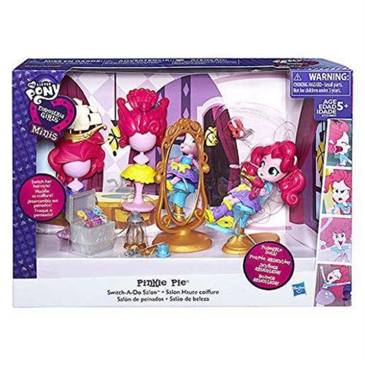 My Little Pony B7735 Equestria Girls Minis Pinkie Pie Switch a Do Salon Playset - Maqio
