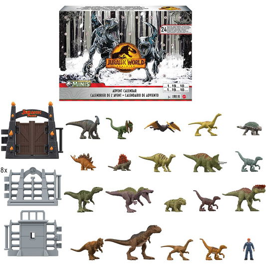 Jurassic World Dominion Holiday Advent Calendar 24 Day Countdown