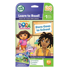 LeapFrog LeapReader TAG Book: Dora the Explorer Dora Goes to School - Maqio