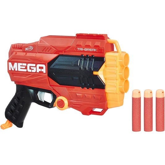 Nerf N-Strike Mega Tri-Break Blaster inc 3 Mega Darts