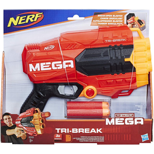 Nerf N-Strike Mega Tri-Break Blaster inc 3 Mega Darts