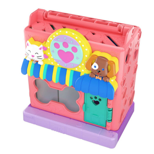 Polly Pocket Pet Place Pollyville Stores Play Set and Mini Dolls