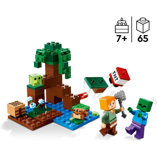 LEGO 21240 Minecraft The Swamp Adventure with Figures