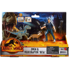 Jurassic World Dominion Owen & Velociraptor Beta 2 Pack Figure Set