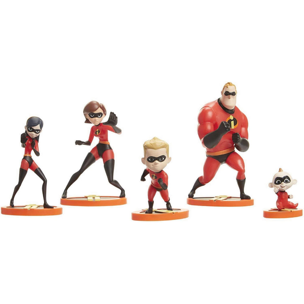 Incredibles 2 Disney 5 Piece Family Figure Playset 76618 - Maqio