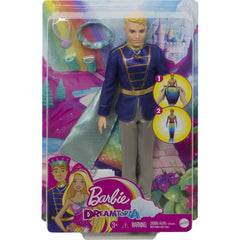 Barbie Dreamtopia 2-in-1 Ken Doll Blonde 12in Prince to Merman