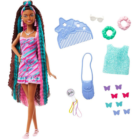 Barbie Totally Hair Butterfly Themed 8.5-Inch Doll