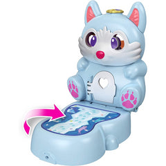 Polly Pocket Flip & Find Arctic Fox Compact Toy with Doll and Fox Figure