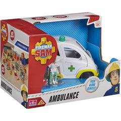 Character Gaming Fireman Sam Ambulance Vehicle &  Nurse Flood Figure - Maqio