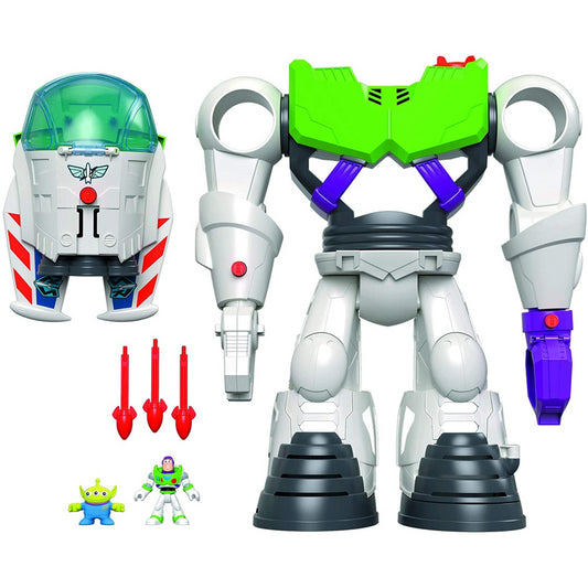 Fisher-Price Imaginext Disney Toy Story Buzz Lightyear Robot Playset GBG65 - Maqio