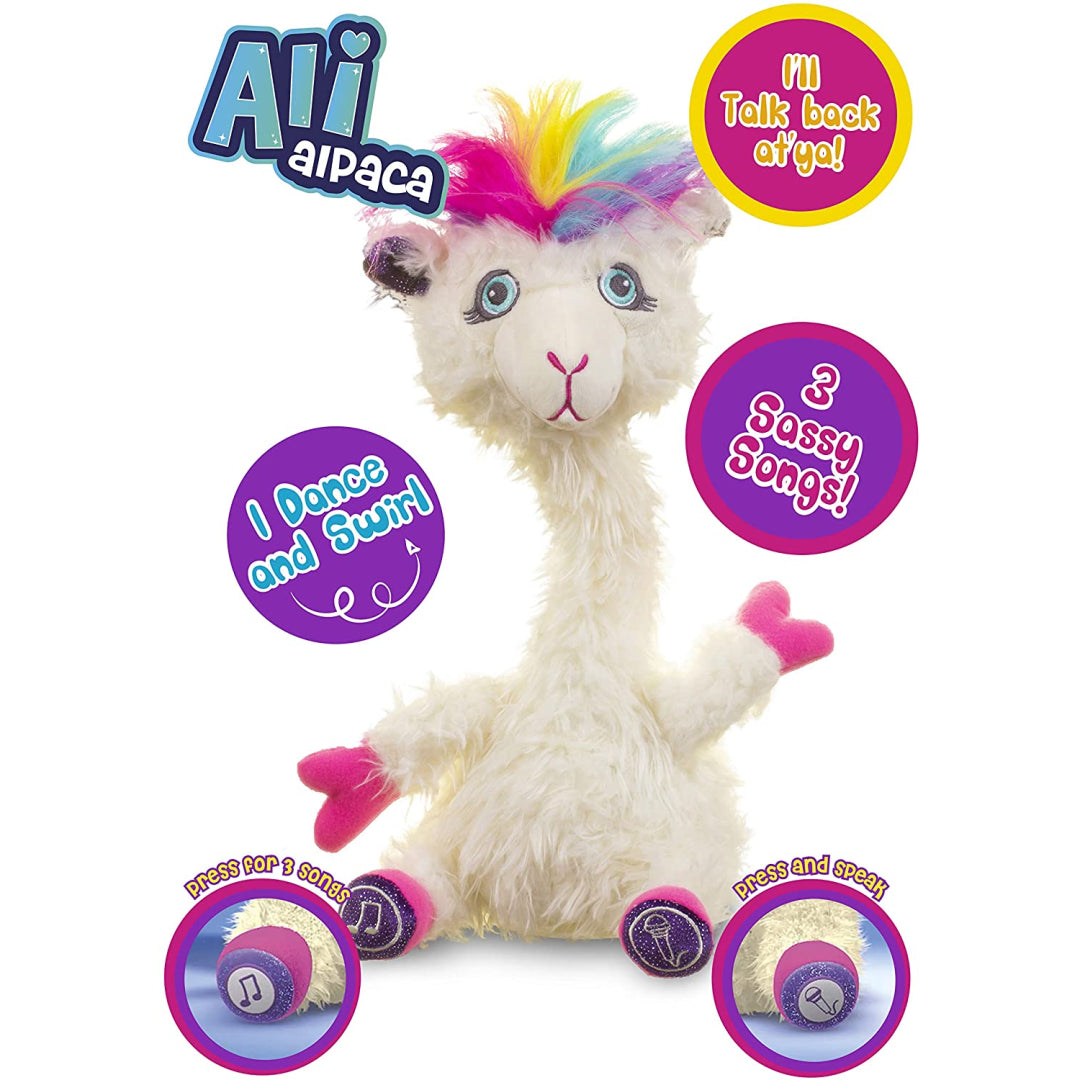 Sassimals Ali the Alpaca Soft Toy - Maqio