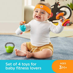 Fisher-Price Baby Biceps Gift Set New Kids Baby Toy Development