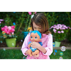 My garden Baby Berry Hungry Baby Butterfly Scented Doll with Blue Hair - Maqio