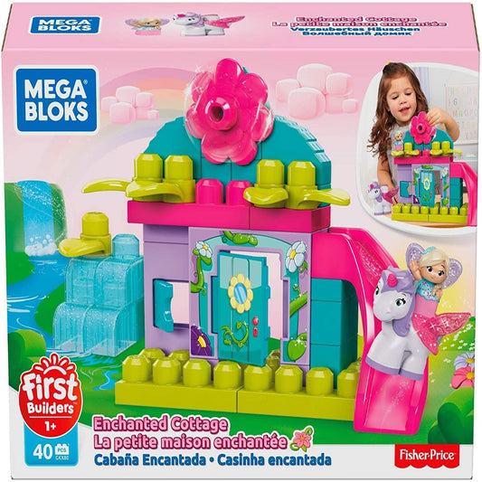 Mega Bloks First Builders Lil' Fairies Enchanted Cottage GKX80 - Maqio