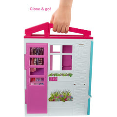 Barbie Doll and Portable Doll House 1-Story Playset FXG55 / GWY84