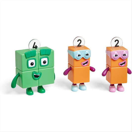 Learning Resources Number Blocks 4 and the Terrible Twos 3pcs