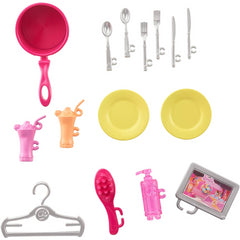 Barbie Doll and Portable Doll House 1-Story Playset FXG55 / GWY84