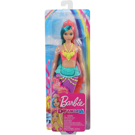 Barbie Dreamtopia Mermaid Doll with Purple & Red Tail - Maqio