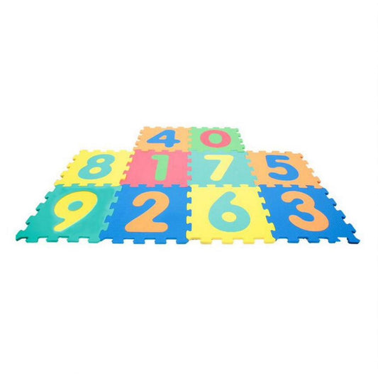 10 Piece Soft Floor Number Tiles Mat - Maqio