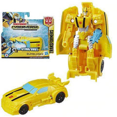 Transformers Sting Shot Bumblebee Cyberverse 1 Step Changer Yellow