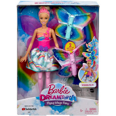 Barbie Fantasy Flying Fairy Blonde with Flapping Wings FRB08 - Maqio