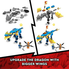 Lego Ninjago Jays Thunder Dragon Evo Toy Figure and Viper Snake Set 71760