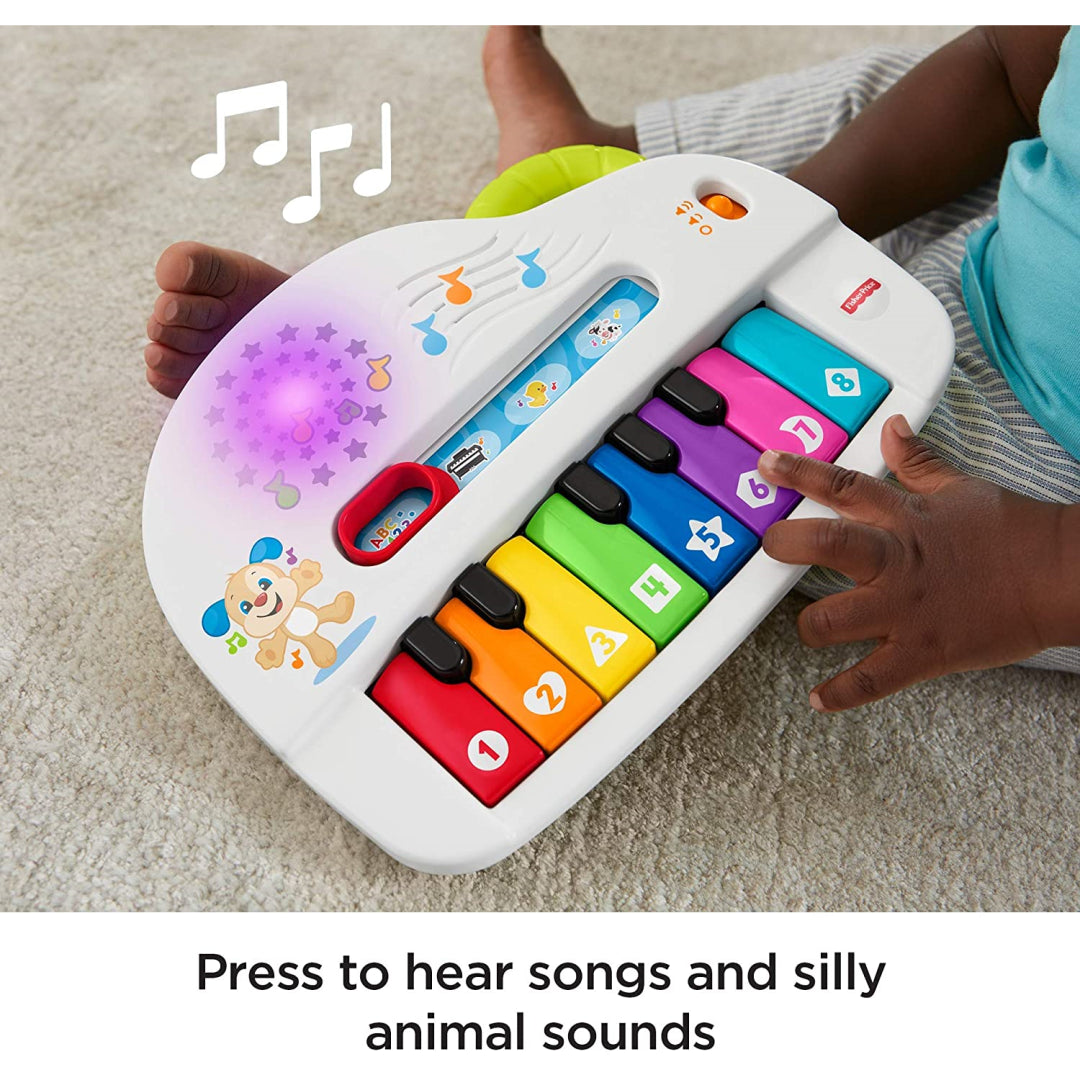 Fisher-Price Toddlers Laugh and Learn Silly Sounds Light-Up Piano - Maqio