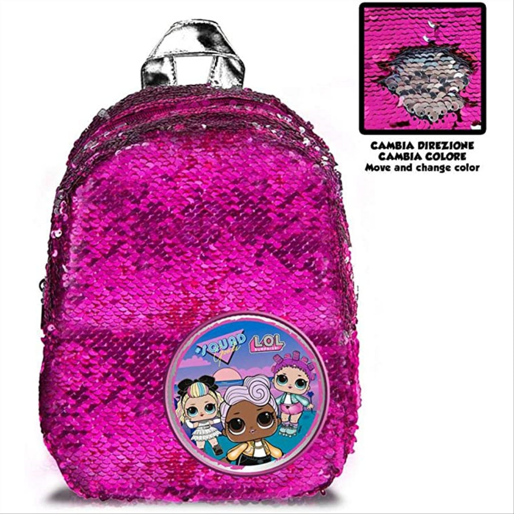 LOL Surprise Squad Goals Silver Sparkle BackPack - Maqio