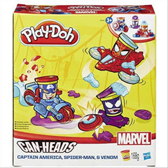 Play-Doh Marvel Can-Heads Featuring Captain America, Spider-Man and Venom B0606 - Maqio