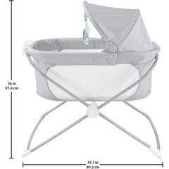 Fisher-Price Soothing View Projection Bassinet for Newborn Babies