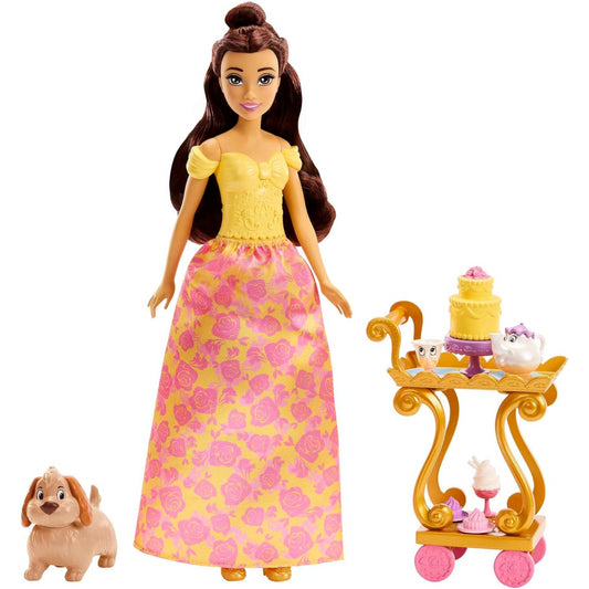 Disney Princess Belle's Beauty & The Beast Tea Time Cart Playset