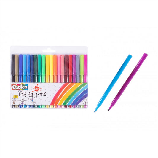 20 Coloured Felt Tip Pens FN2453 - Maqio