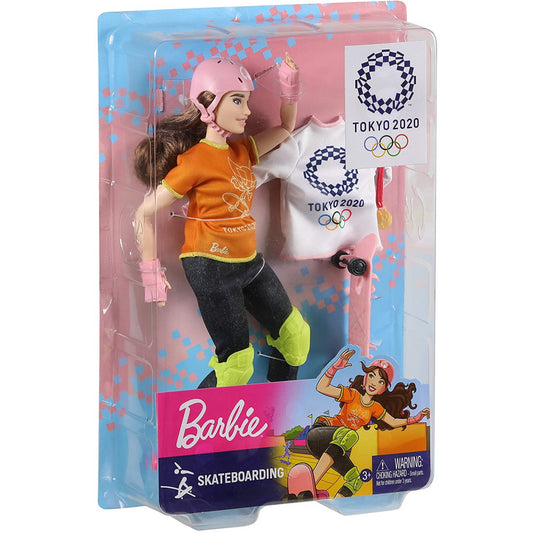 Barbie Tokyo Olympics Skateboarding Doll - Maqio