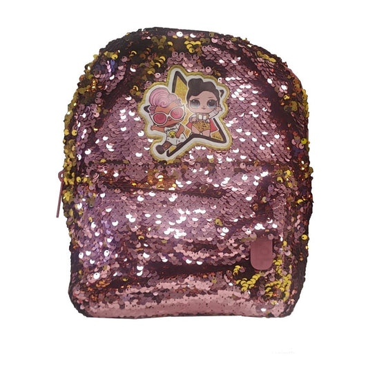 LOL Surprise Gold Sparkly Backpack - Maqio