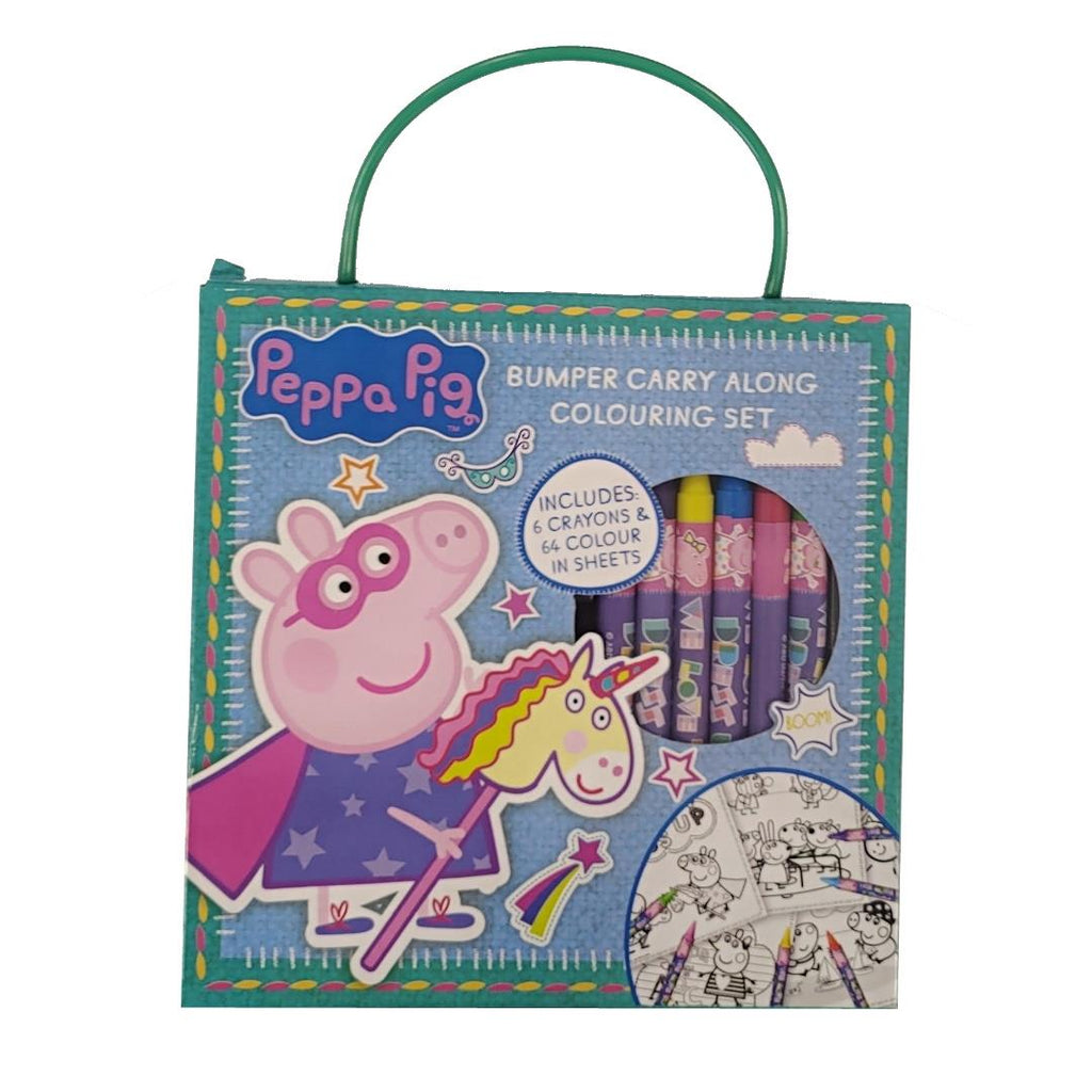 Peppa Pig Bumper Carry Along Colouring Set - Maqio