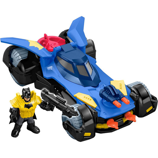 Imaginext Batmobile Batman Car with Dart Launcher Shields and Rotating Cannons