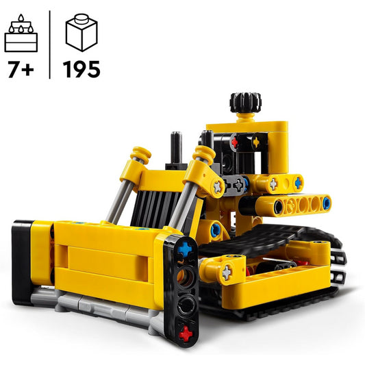 LEGO Technic 42163 Heavy-Duty Bulldozer Set Construction Vehicle