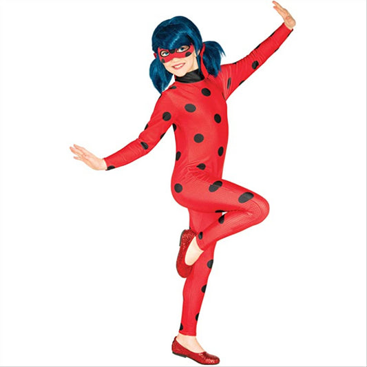 Rubie's Official Miraculous Ladybug Childs Costume & Eye Mask Childs Size Small Age 3-4 - Maqio