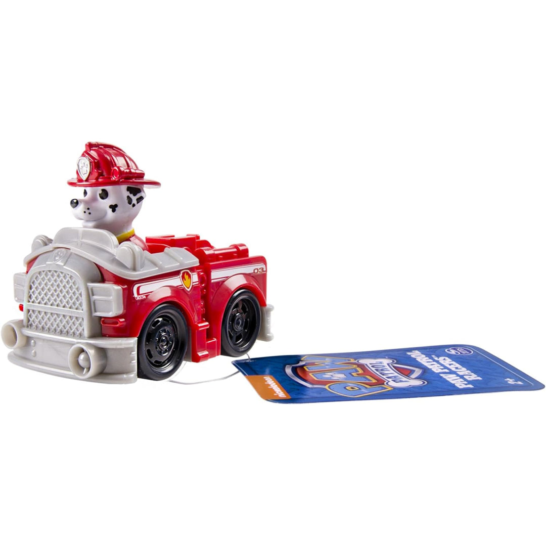 Paw Patrol Rescue Racer Marshall Red Fire Truck Maqio
