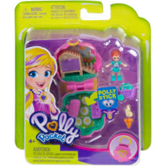 Polly Pocket Tiny Pocket Places Compact With Polly Lila Pet with Doll